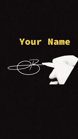 Signature idea 💡. B