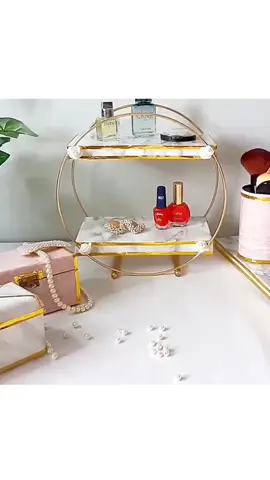 diy vanity tray by recycling Ferrero Rocher chocolateboxes. #diyhomedecor #diyvanity #diyvanitytray #fyp