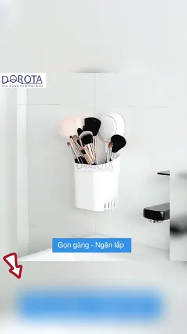 Cốc đựng bàn chải đánh răng dán tường #review