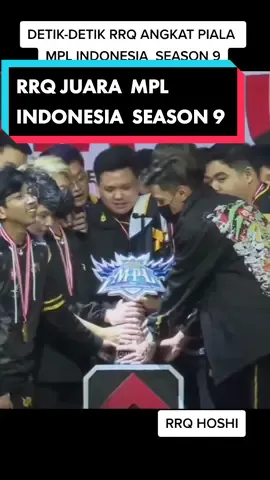 RRQ HOSHI JUARA MPL #RRQ #MPL #mobilelegends #rrqjuarampls9 #albert