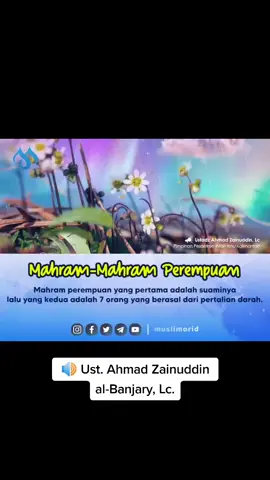 #mahram #muhrim #muslimah #fiqih #belajarIslam #perempuan #wanita