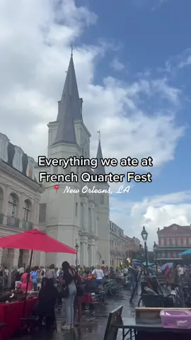 Until next year #onlyinmycalvins #PringlesCanHands #fyp #everythingweate #nola #neworleans #frenchquarterfest #frenchquarterfestival #foodratings #fy