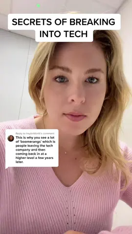 Reply to @heybrittbritt boomeranging can be effective if you were mis-levelled or want a salary/equity bump! #techcareer #careeradvice #makemoney #techtok #careertips