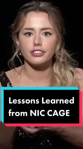 #LilySheen explains what it was like working with #NicCage on #MassiveTalent! #nicolascage #actor #acting #fyp #unbearableweightofmassivetalent