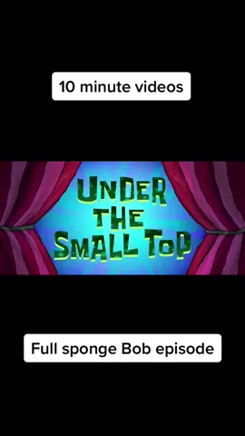 Under the small top @hulu #funny#fyp#foryoupage#spongebob#pt.1#hulu