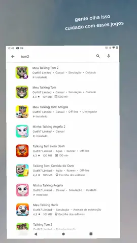não é brincadeira vai lá no play story e pesquisa tom2 e vc vai achar