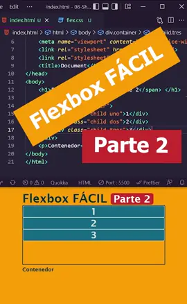 Aprende layouts RESPONSIVOS con Flexbox FÁCIL #CSS [Parte 2]