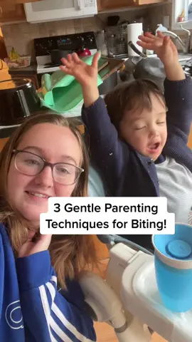Here’s some ways to gentle parent a biting toddler! #parenting #momhack #gentleparenting #MomsofTikTok