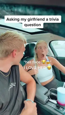 Why is she so cute?! 😂😂 #hunnaxlib #dumbblonde #couplescomedy #funny #fyp #foryou