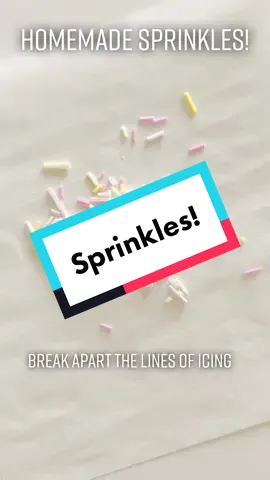 Let’s make some homemade sprinkles! #cookievideos #cookiedecorating #fyp #satisfying #sprinkles