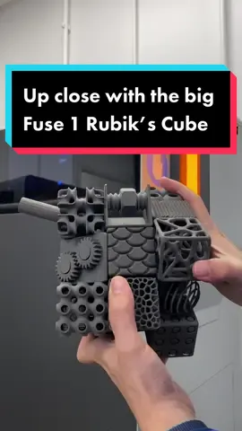 Reply to @salemjams here is the #3Dprinted #rubikscube in all its Nylon glory.