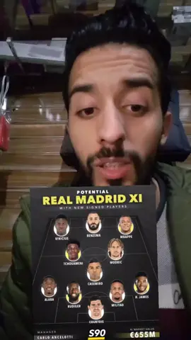 تشكيلة ريال مدريد الموسم القادم ناار نااار 🔥🔥