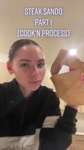 Steak Sandwich Part 1 #ByeByeSundayBlues #fyp #foryoupage #foodtiktok #asmr #steak #sandwich #Recipe