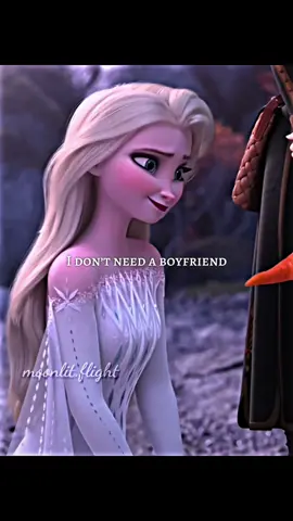 I don’t need a boyfriend💅🏻✨ #disney #disneyedit #frozen #frozen2 #frozenedit #frozenelsa #elsa #elsaedit #honeymaren #elsamaren