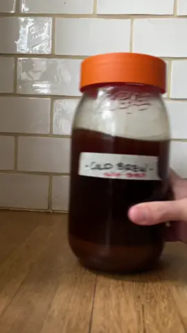 COLD BREW - café infusé à froid ☕️🧊#coldbrew #tiktokfoodie #travelfoodmania #café #recette