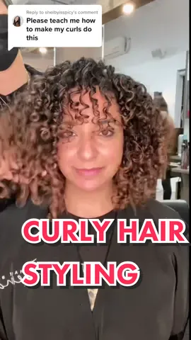 Reply to @shelbyisspicy Curly hair styling - PRODUCT RECO’s coming soon #fypシ #curlyhairtutorial #torontocurlystylist