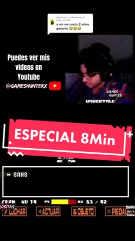 Responder a @jorge_gt_502 #Especial de #undertale celebrando mi primer video con #1Millon de vistas 😊 hoy les enseño los primeros 18 intentos que hice para poder derrotar a #sans en la ruta más difícil ¿será que hago segunda parte? aún faltan 12 intentos más 🥺