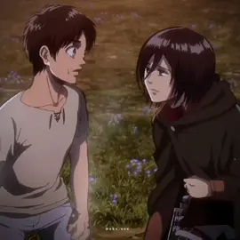 them #erimika #erenjaeger #mikasaackerman #attackontitans #titans #aot #snk #Love #childhoodlove #scarf #her #ship #animeedit #edit #animetiktok #anime #fypシ #fyp