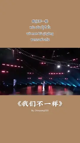 我们不一样 #แปลเพลง #แปลเพลงจีน #我们不一样 #大壮 #chinasong520