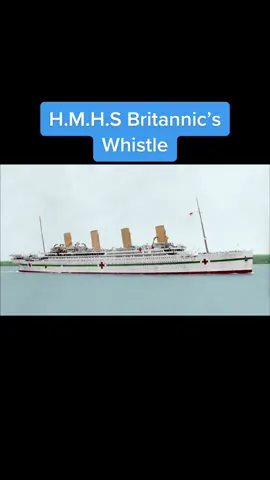 Britannic’s whistle #hmhsbritannic #whitestarline #olympicclass