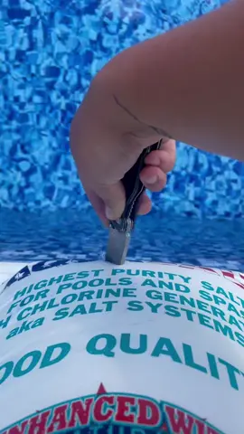 Salt asmr 😍 #asmr #poolcleaning #poolservice #poolsoftiktok #poolrenovation #poolcleaningservice #cleanpool #evansga