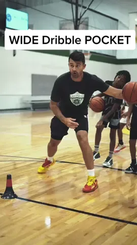 Work on WIDER DRIBBLE POCKETS! #hoopstudy #LearnOnTikTok #fyp #basketball🏀 #training