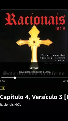 Racionais MC's - Capítulo 4 Versículo 3 #rapnacional #musicrap #amazonmusic #rapgood #hiphop #hiphopnaveia #music #racionais #capitulo4versiculo3 #zonasul #capaoredondo