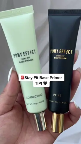 PRO tip from Pony Effect! 🖤 Achieve a neutralized and poreless look with our Stay Fit Base primers — Correcting and Pore 💚⚡️ #ponyeffect #kbeauty #makeuptips