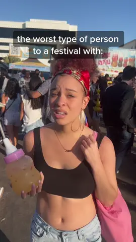pov: you’re at a festival with the worst type of person #pov #festival #kaylinpov