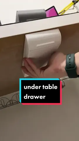 Self-adhesive drawer! Link in bio [683] #deskorganization #desksetup #drawer #shopeehaul