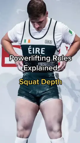 Squat depth explained #powerlifting #squat #gymtips