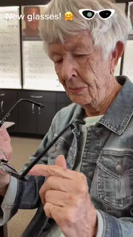Grandma Bev gets new glassses! #grandma #adventureswithgrandma #dimentia #dimentiaawarness #fyp