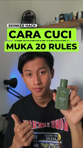Cara simpel buat cuci muka anti ribet dan yang paling penting pakek cleanser yg gentle @mensreactionofficial #skinbetter #cleanserforacneskin #mensreactionofficial
