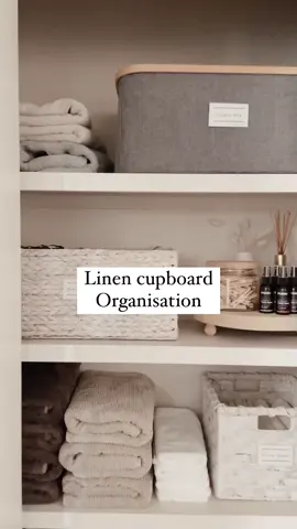 Linen cupboard refresh ✨ #linencupboard #organisedhome #organisedmum #organisedlife #Home #getorganised #organisedcupboards #tidyhometidymind #storageideas #cleaningmotivation #fyp