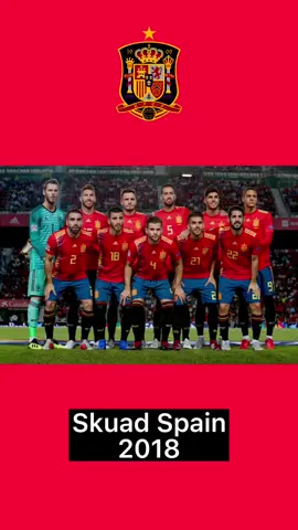 Skuad Spain 2018 #fyp #fy #fypシ #foryou #foryoupage #football #spain #viral #bola #tiktok #fyp