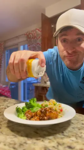 It would absolutely be my healthy, macro-friendly orange chicken. #healthychinesefood #orangechicken