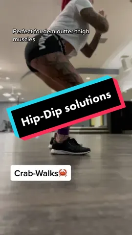 🦀 one of my favorite Hip-Dip solutions #workout #Fitness #workoutblog #crabwalk #fitnessmotivation #fitnessjourney #girlswhoworkout #tattoo