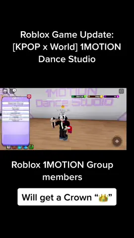 [KPOP x World] 1MOTION Dance Studio . Game Update #kpoprandomplaydanceroblox #kpoprandomplaydance #krpd #krpdroblox #worldrandomplaydanceroblox #wrpd #wrpdroblox #1motionroblox #1motion #roblox #worldrandomplaydanceroroblox