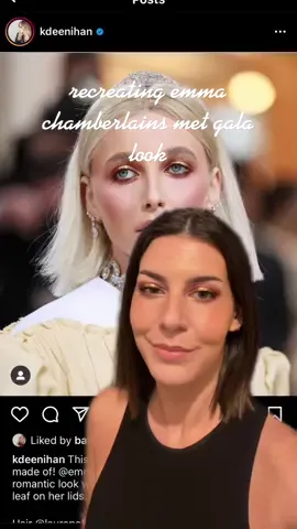 recreating emma chamberlains met gala 2022 makeup 💫💫💫💫#metgala #metgala2022looks #metgala2022 #emmachamberlain #grwm #makeuptutorial #tipsandtricks #hoodedeyes  #patmcgrathlabs #colourpop #natashadenona #meltcosmetics #rarebeauty #greenscreen #FORDfortheBuilders  #fypシ #fyp #fy