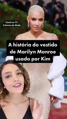 E vamos com o vestido que se tornou O ASSUNTO da semana (pq #metgala já é passado) #marylinmonroe #marilynmonroedress #kimkardashian #metgala2022 #fashionnews #kimkardashianmet #kimkardashianmetgala #fashiontiktok #historyoffashion #historiadamoda
