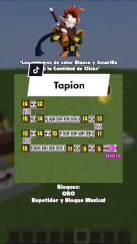 Responder a @ismaelmeza925 Timbre Tapion #Minecraft #tutorial #musica #music #redstone #LiveForTheChallenge #dragonball