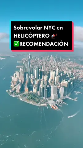 NYC en HELICÓPTERO ✅🚁 #viajandoporusa #recomendacion #vloggerslife #youtubersentiktok #turismoenusa #manhattan #tipsviajeros