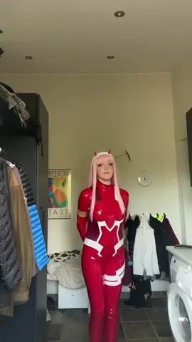 Darling ohayo ^^ #02 #zerotwo #darlinginthefraxx #cosplay #zerotwocosplay #anime #fyp