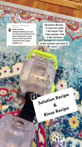 Reply to @ruthblackwell3 #carpetshampoo #carpetcleaning #vinegarhacks #CleanTok #satisfyingcleans #diycleaning #SearchForWonderMom