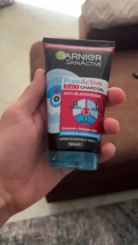 The magic of Pure active 3-1 Charcoal @Garnier_PureActive #pureactive #magic #fyp