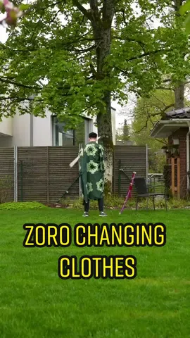 Zoro changing clothes #anime #onepiece #zoro #luffy #sanji #nami #manga #fy