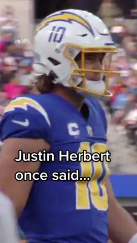 Spoken like a 10 year veteran 🤣 @los angeles chargers #fypシ #foryoupage #oncesaid #justinherbert #chargers #nfl #football #nfldraft #funny