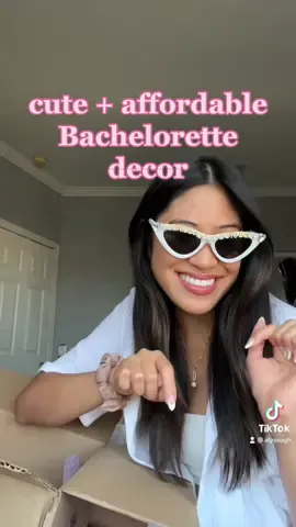 @xofettiparty has the cutest affordable  #bacheloretteparty decor 💗🍾 #bachelorette #bridetobe
