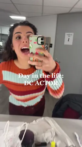 Day in the life: DC actor #dc #dmv #roundhousetheatre #actor #dcactor #broadway #theatre #dayinmylife