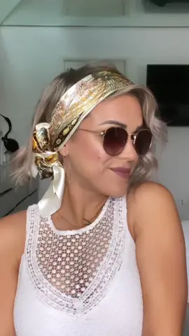 Another easy one 😉#headscarf #funhairstyles #hairtok #fypシ #summerhairstyles #easyhairstyles #hairstyleideas #shorthairlove #cutehairstyles
